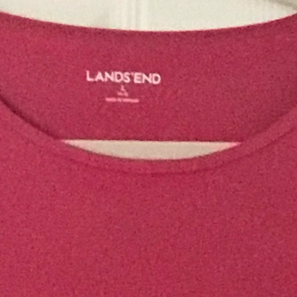 🌟HP🌟NWOT Land’s End Hot Pink Rash Guard - Picture 5 of 6